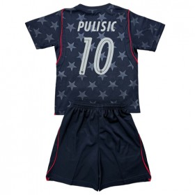 Forente Stater Christian Pulisic #10 Borte skjorte til barn VM 2026 Kortermet (+ korte bukser)